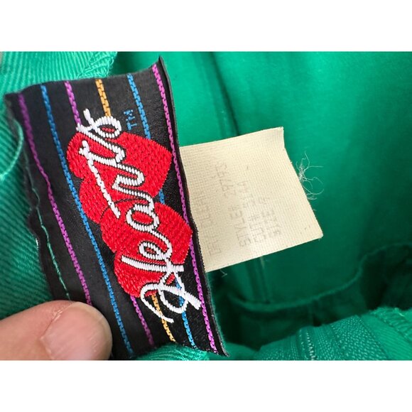 Vintage Hearts‎ Womens Green Dress 9 sweetheart neck cotton pencil mini dress - Picture 4 of 7